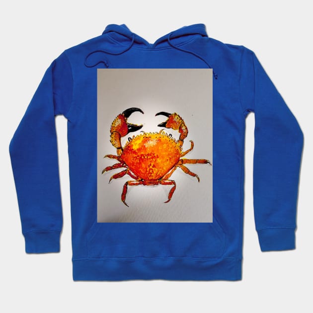 Crab Hoodie by teenamarie23art